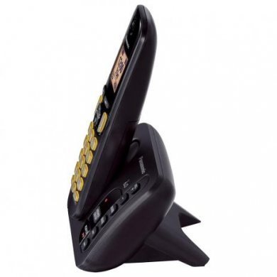 KX-TGC220LBB Panasonic Telefone Sem Fio Preto DECT 6.0