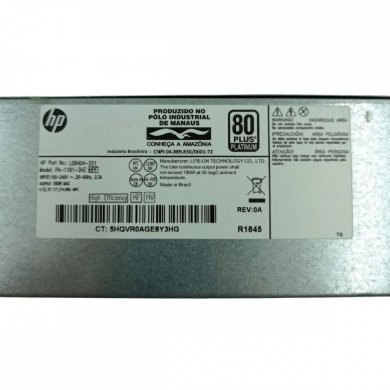 L08404-201 Fonte HP Prodesk 600 G3 G4 SFF 180W