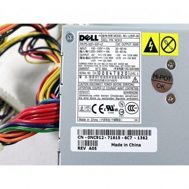 L220P-00 Fonte original Dell Optiplex 320 330 220W