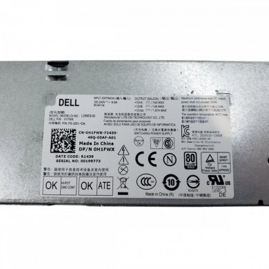 Fonte Dell Optiplex 3020 7020 9020 255W 80P Gold