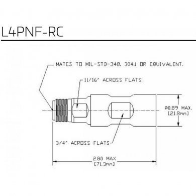L4PNF-RC Conector COMMSCOPE ANDREW RingFlare. N Female