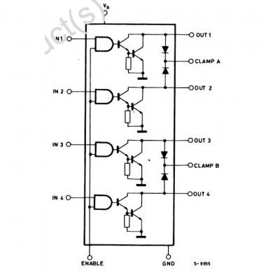 Ci 4 Chaves Darlington de alta tensão e corrente