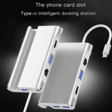 Docking station USB-C para HDTV 7 in 1