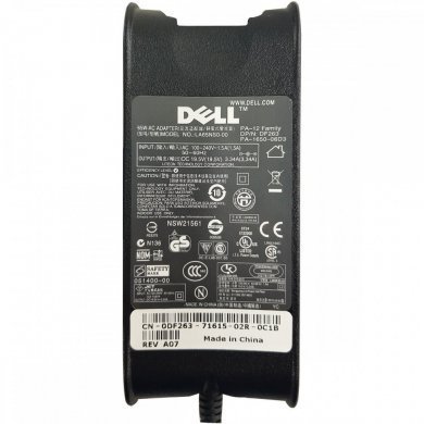 LA65NS0-00 Fonte carregador original Dell 65W 19.5V 3.34A