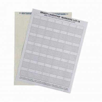 LAT-18-361-1 BRADY Etiqueta para impressora laser cabo UTP