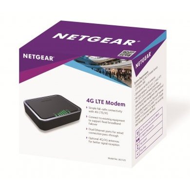 LB2120-100NAS NETGEAR 4G LTE/3G Modem 2x RJ45 Gigabit Ports