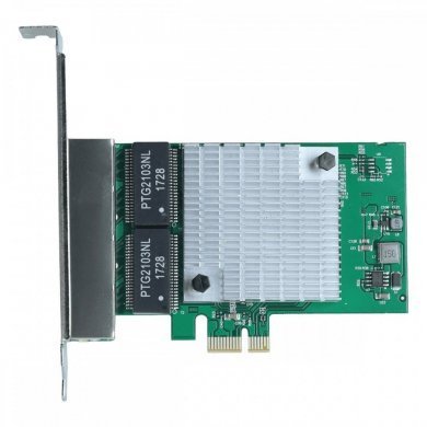 LC1000-4P PCYes placa de rede gigabit quad port RJ45 PCI-E X1