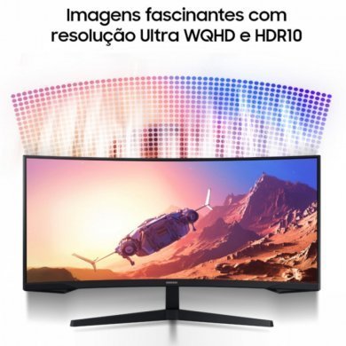 Samsung Monitor Odyssey G5 34 Curvo 2K QHD 165Hz
