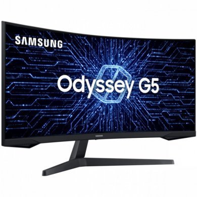 Samsung Monitor Odyssey G5 34 Curvo 2K QHD 165Hz
