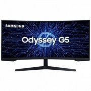 Samsung Monitor Odyssey G5 34 Curvo 2K QHD 165Hz Painel VA 1ms FreeSync Premium HDR10 HDMI/DisplayPort