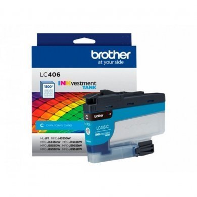 LC406CS Cartucho de Tinta Brother LC406 Ciano 1500 pag.
