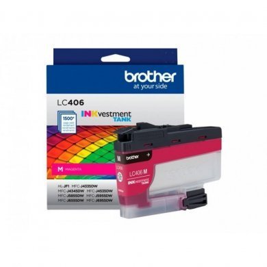 LC406MS Cartucho de Tinta Brother LC406 Magenta 1500 pag.