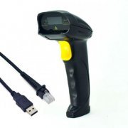 Exbom Leitor de Codigo de Barras Laser Com Fio - Velocidade 100 scans por segundo / Possui capacidade de ler D