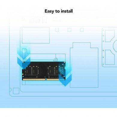 Lexar memória 16GB DDR4 3200Mhz SODIMM Notebook