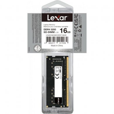 Lexar memória 16GB DDR4 3200Mhz SODIMM Notebook