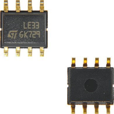 LE33 Regulador de tensão LDO 3.3V 100mA Positivo SOIC8