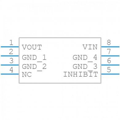 LE33 LDO Voltage Regulators 3.3V 100mA Positive SOIC8