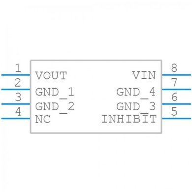LE33-KIT10X 10x Regulador de tensão LDO 3.3V 100mA Positivo SOIC8