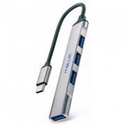 IT-Blue Hub USB-C para 4x USB 3.0 até 5Gbps de velocidade 