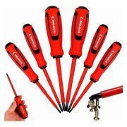 LE-1822 Kit de 6 chaves isoladas NR10 com 3x Philips e 3x fenda | Kit de 6 chaves isoladas NR10 com 3x Philips e 3x fenda Kit de 6 chaves isoladas NR10 com 3x Philips e 3x fenda