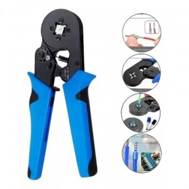 LE-1857 Alicate Prensa Terminal Tubular Ilhós 0.25 a 10mm