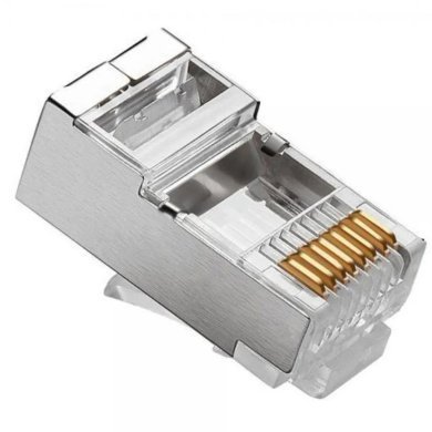 LE-2701 It-Blue conector RJ45 CAT6 blindado passante 100 peças