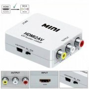 It-Blue Mini adaptador HDMI para AV RCA Suporte NTSC e PAL