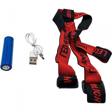 LE-8320 Lelong lanterna de cabeça recarregável LED alta potência