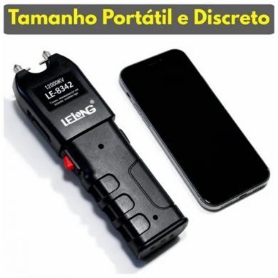 Lelong lanterna de choque IPX4 12000KV recarregável