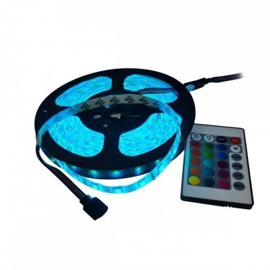 Fita LED RGB 5 metros com controle remoto