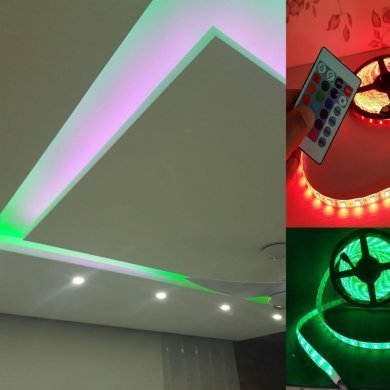 Fita LED RGB 5 metros com controle remoto