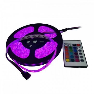 LED5050-RGB-KIT10 KIT 10X FITA LED RGB 5 METROS COM CONTROLE REMOTO