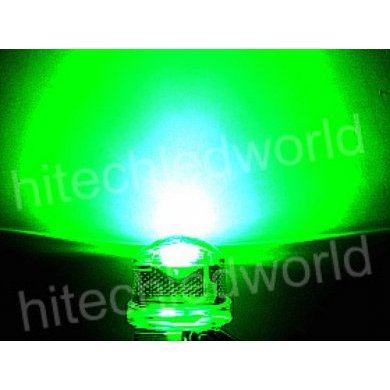LED8mm0.5WStrarhatGreen LED Verde High Power 8mm 0.5W 3.2V Max: 3.4V, Strarh