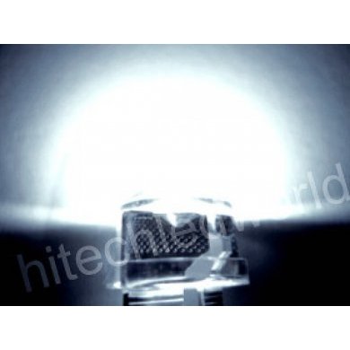 LED8mm1WStrarhat.White LED Branco High Power 8mm 1W 3.2V Max: 3.6V 300ma, S