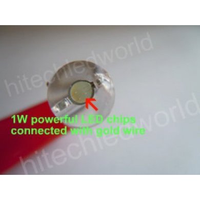 LED8mm1WStrarhat.White LED Branco High Power 8mm 1W 3.2V Max: 3.6V 300ma, Strarhat 240K 