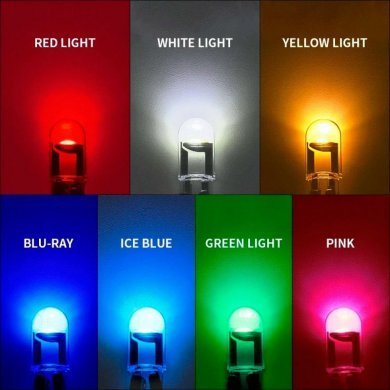 LEDT10DRL-BFRIO12V LED DRL 12V Branco frio para carro motos (Kit 10)