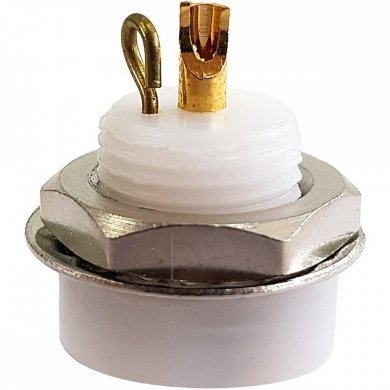 LF-11 Conector KLC BNC femea painel 50 Ohms reto (Kit 3x)