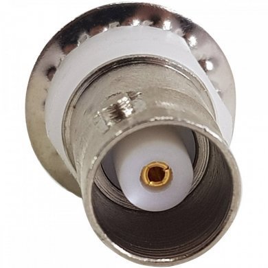 LF-11 Conector KLC BNC femea painel 50 Ohms reto (Kit 3x)