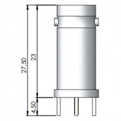 LF-22 Kit 5x conector KLC LF22 BNC femea PCI 50 Ohms