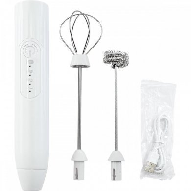 Misturador de bebidas e ovos portátil recarregável