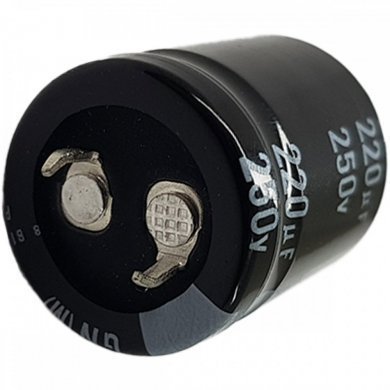 Capacitor eletrolitico Nichicon 220uF 250V 105C