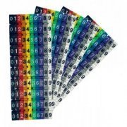 Anilha Colorida para Cabo de Rede 500 peças 