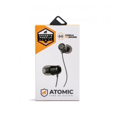 LLHV2SHCT Gorila Shield fone de ouvido Atomic P3 preto
