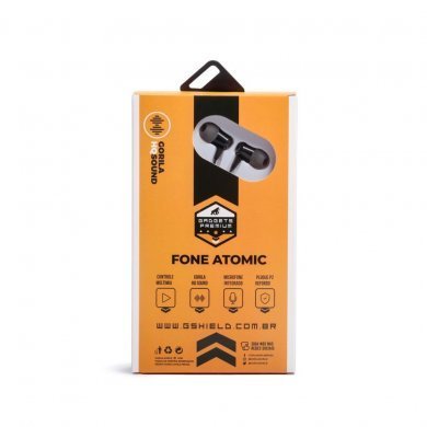 LLHV2SHCT Gorila Shield fone de ouvido Atomic P3 preto