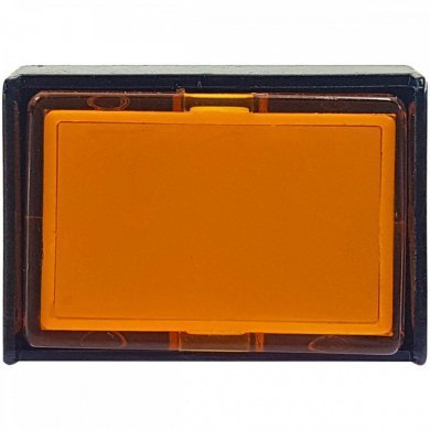 Sinaleiro LM 001 retangular saliente amarelo 16mm