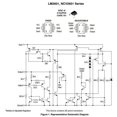 LM2931CDR2G 5x 2931C regulador de tensão ajustavel 3-24V 100mA SOIC-8