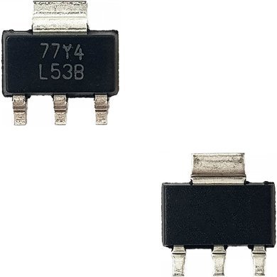 LM2940IMPX-5.0/NOPB-KIT5 5x Regulador de tensao L53B 5V 1A SOT223 SMD