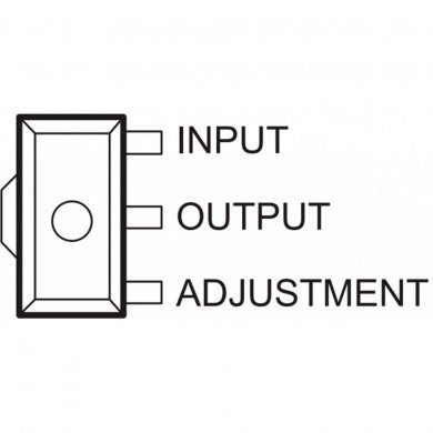 LM317LIPKG3 CI LB LM317LIPK regulador de tensão SOT3 (Kit 3x)