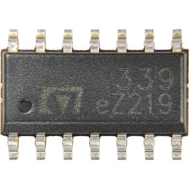 LM339DT 10x IC Quad differential comparator low power SMD SOIC-14