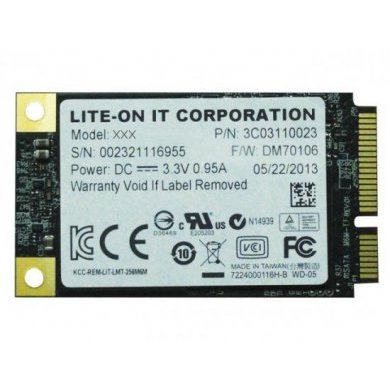 LMT-64M6M Lite-ON SSD LITE ON 64GB Mini-SATA 3.0 6Gbs